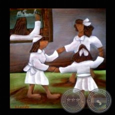 NIÑAS JUGANDO (Obra de ANDRÉS CAÑETE)